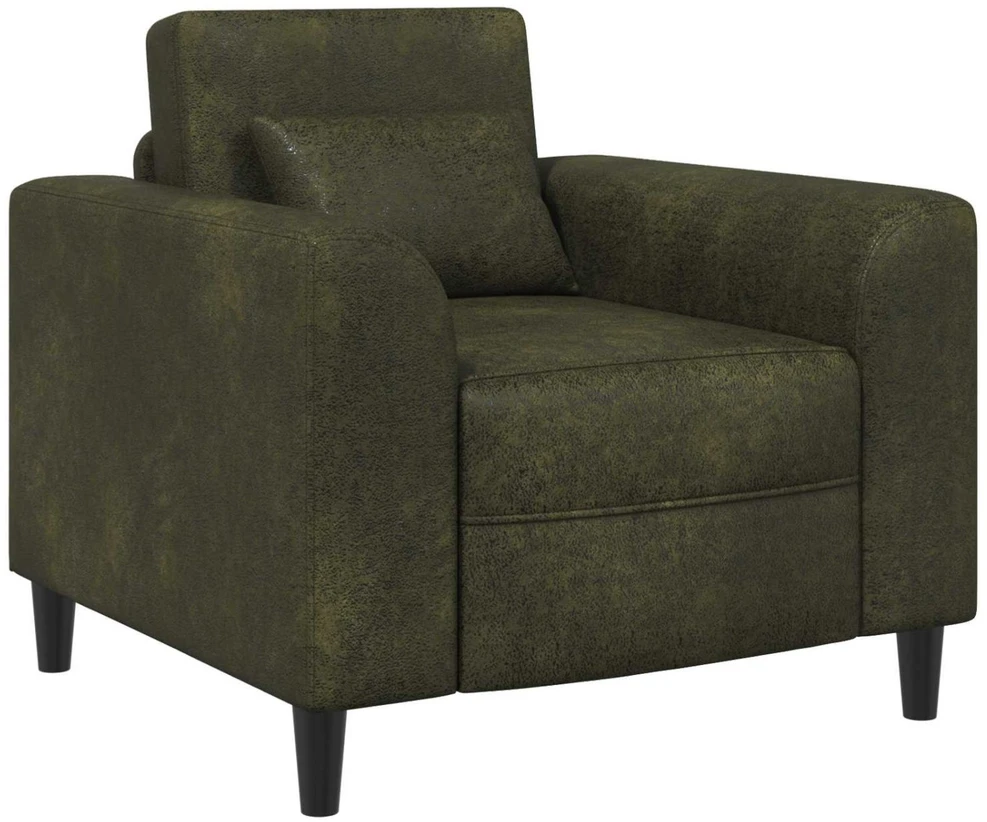 Fotelis Krėslas Armijos Žalia Dirbtinė suedė oda