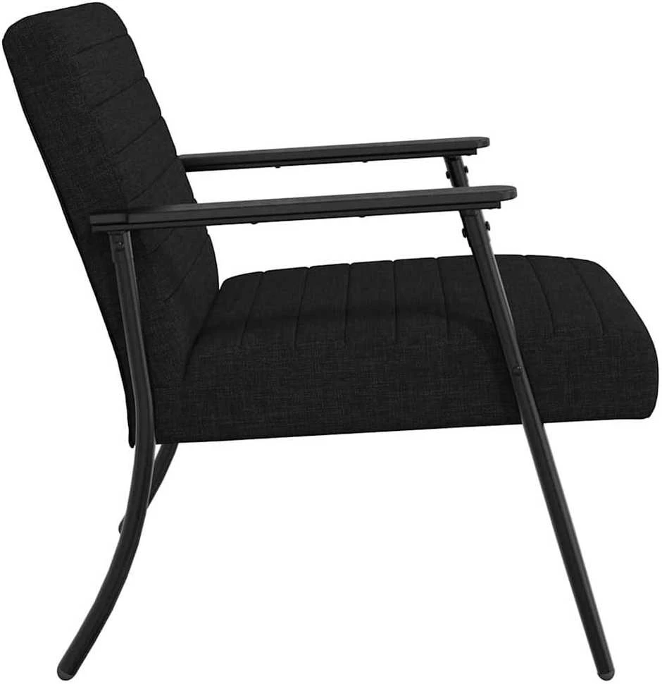 Fotelis krėslas Juoda 59 x 75 x 78 cm audinys