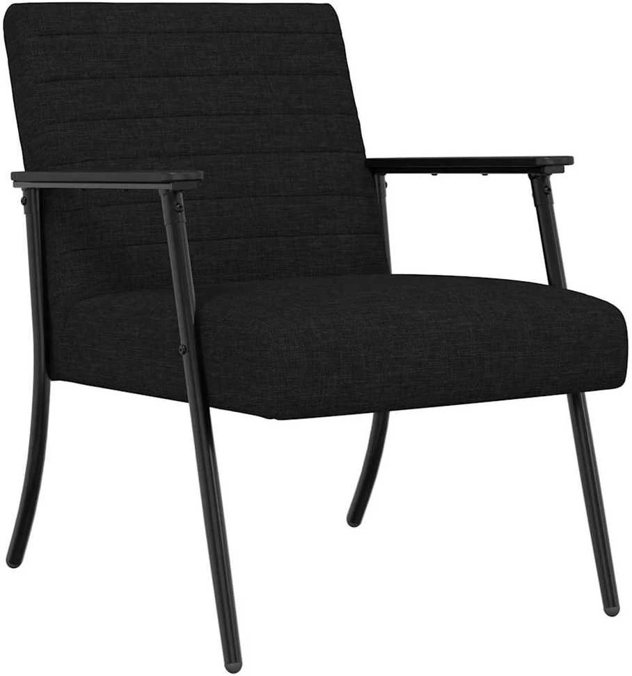 Fotelis krėslas Juoda 59 x 75 x 78 cm audinys