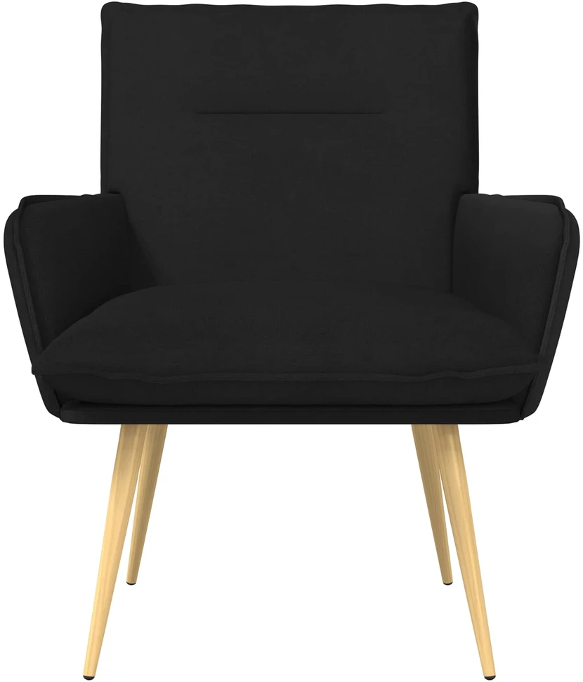 Fotelis Krėslas Juoda Audinys