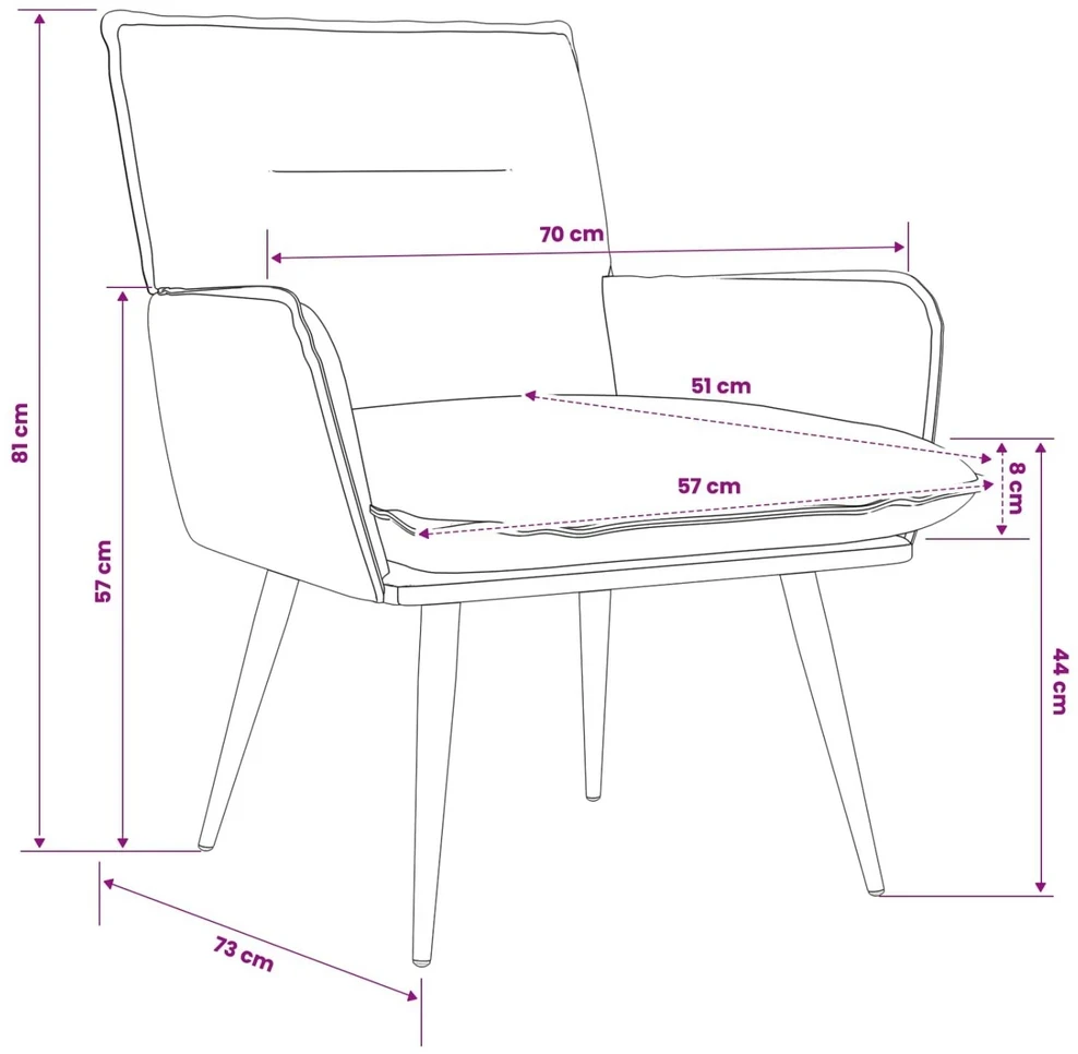 Fotelis Krėslas Tamsiai rudas Audinys