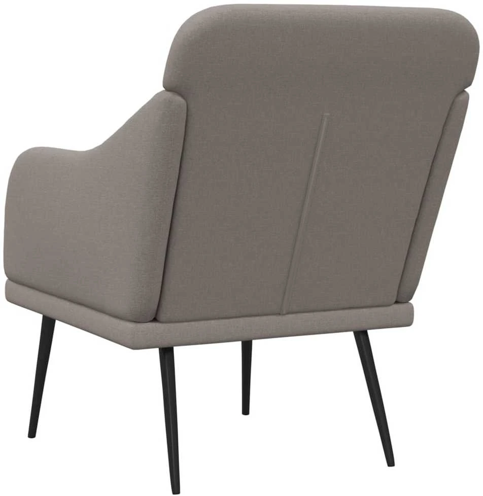 Fotelis Krėslas, taupe spalvos, 63x76x80cm, audinys