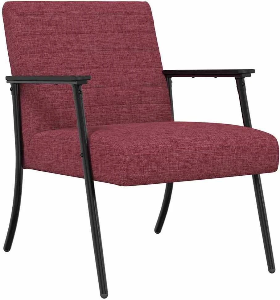 Fotelis krėslas Vyno raudona 59 x 75 x 78 cm audinys