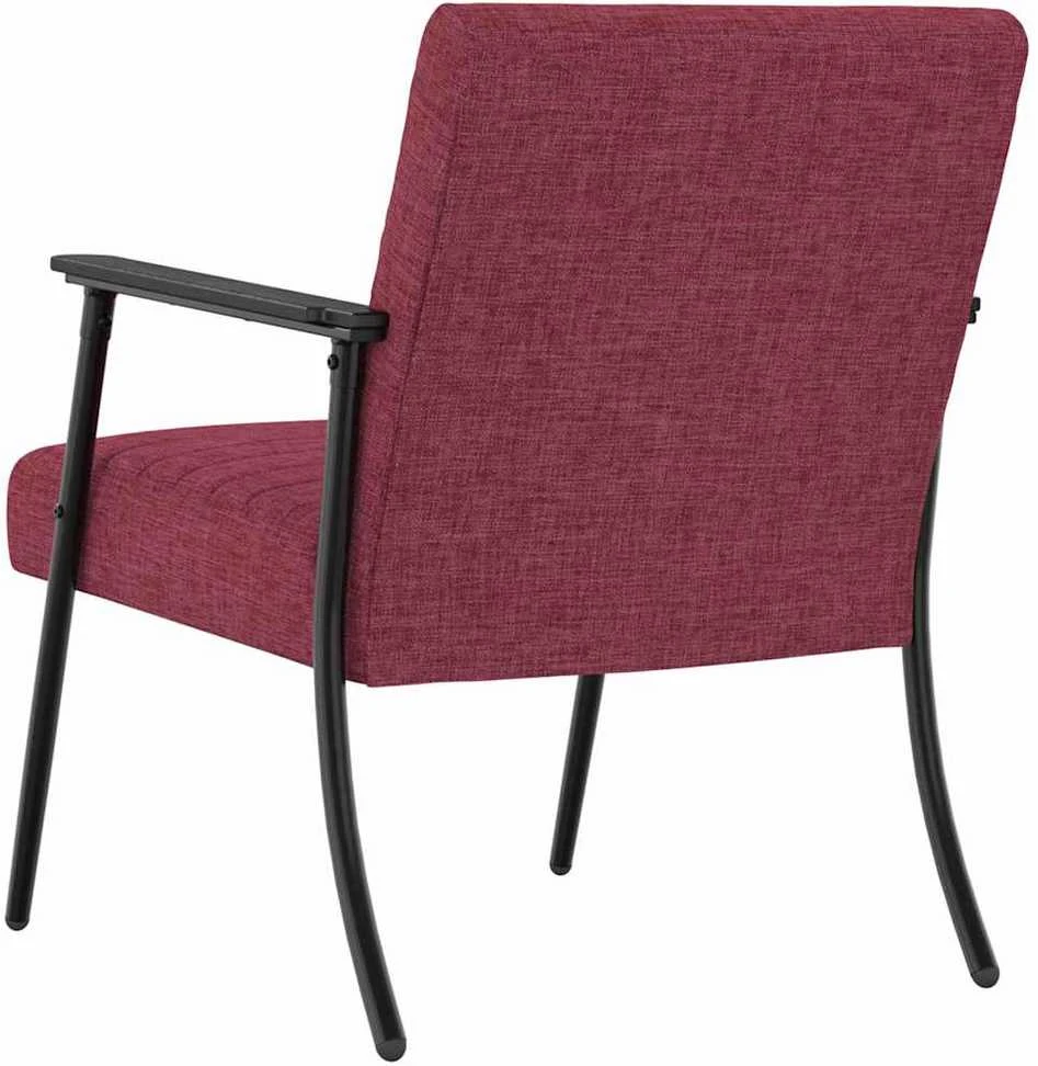 Fotelis krėslas Vyno raudona 59 x 75 x 78 cm audinys