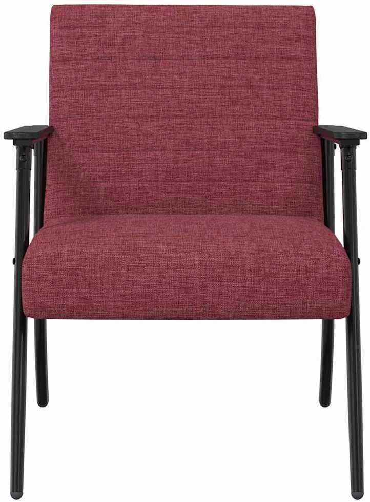 Fotelis krėslas Vyno raudona 59 x 75 x 78 cm audinys