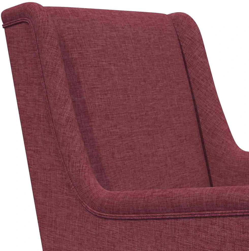 Fotelis Krėslas Vyno raudona Audinys