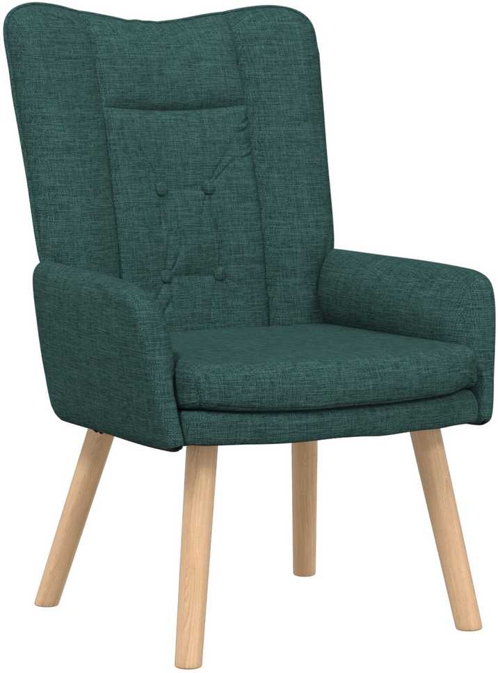 Fotelis krėslas Tamsiai žalia 63 x 67 x 94 cm Audinys ir fanera