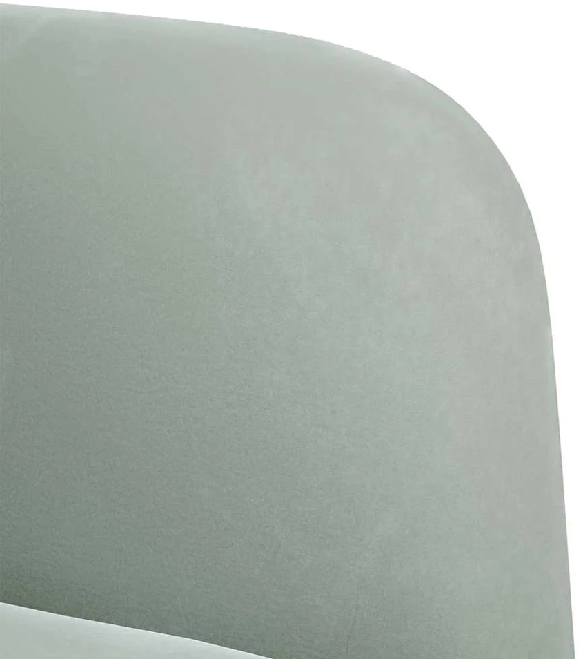 Fotelis Sofa-kėdė su porankiais, šviesiai pilka, 54 cm, aksomas