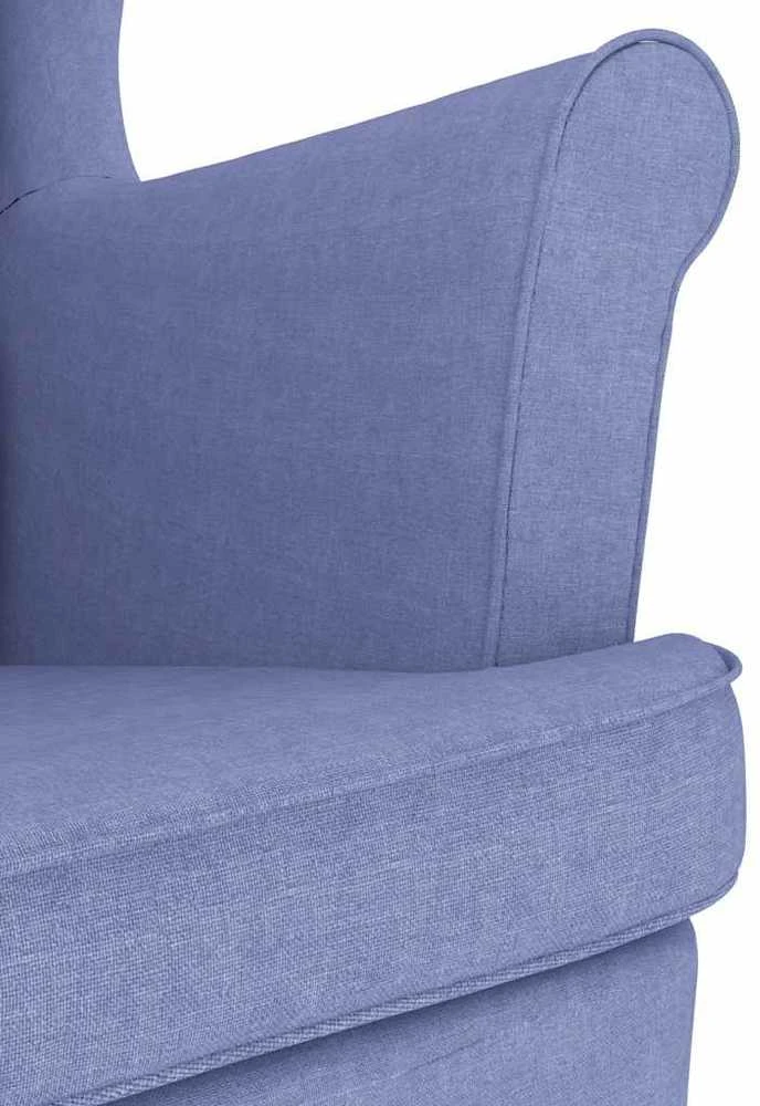 Fotelis Supama kėdė Jeans Mėlyna 74x90x102 cm Audinys