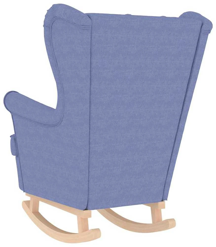 Fotelis Supama kėdė Jeans Mėlyna 74x90x102 cm Audinys