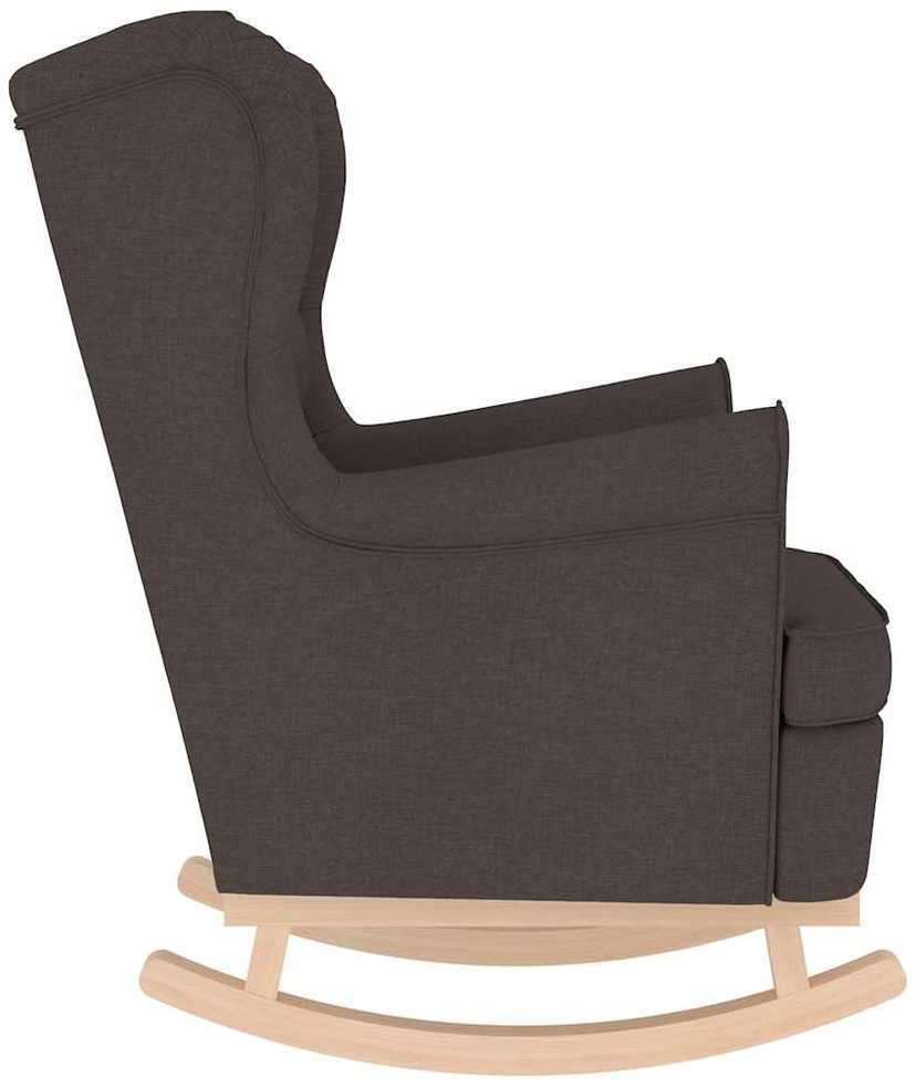 Fotelis Supama kėdė Tamsiai ruda 74x90x102 cm Audinys