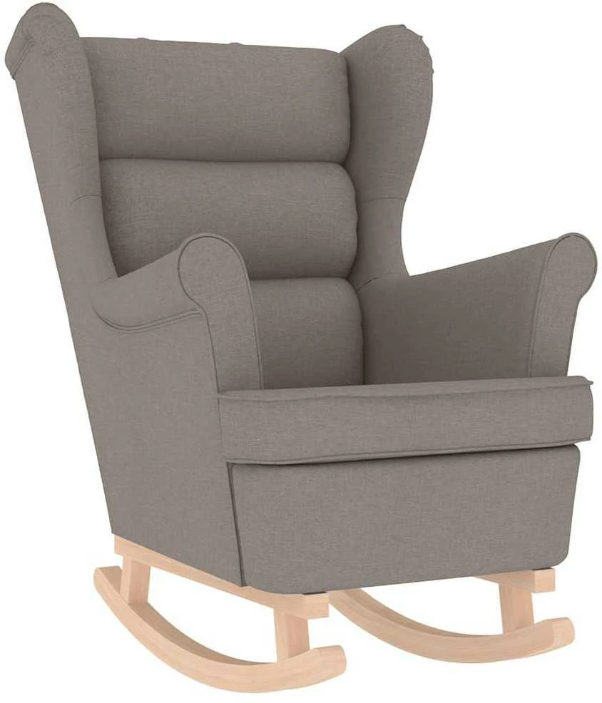 Fotelis Supama kėdė Taupe 74x90x102 cm Audinys