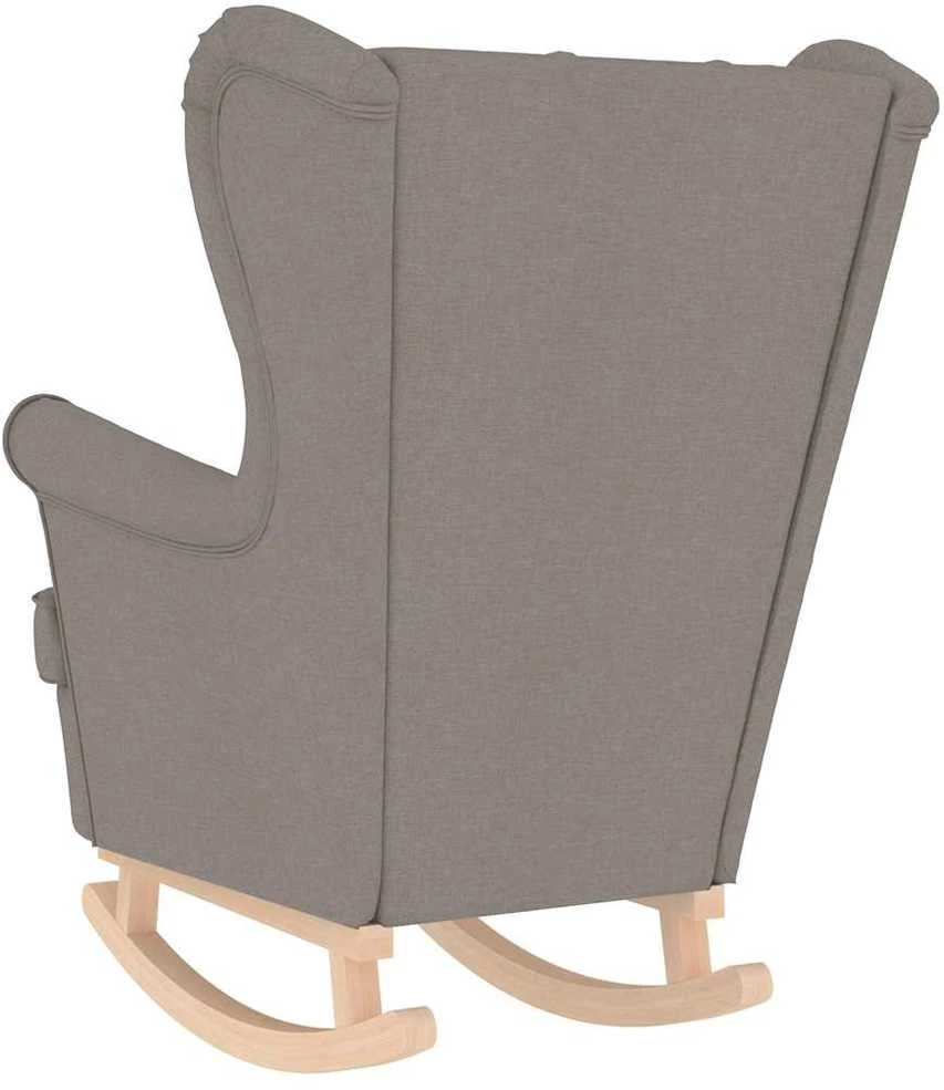 Fotelis Supama kėdė Taupe 74x90x102 cm Audinys