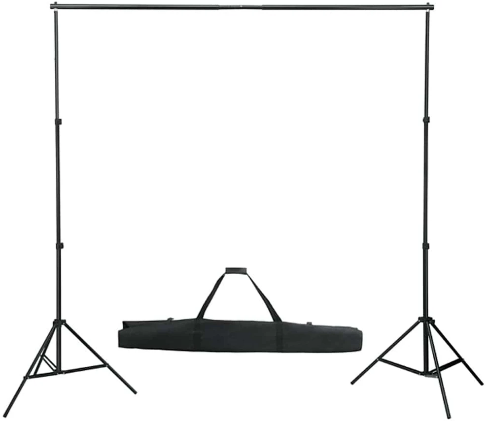 Fotografijos fono rėmo sistema, 600 x 300 cm, juoda