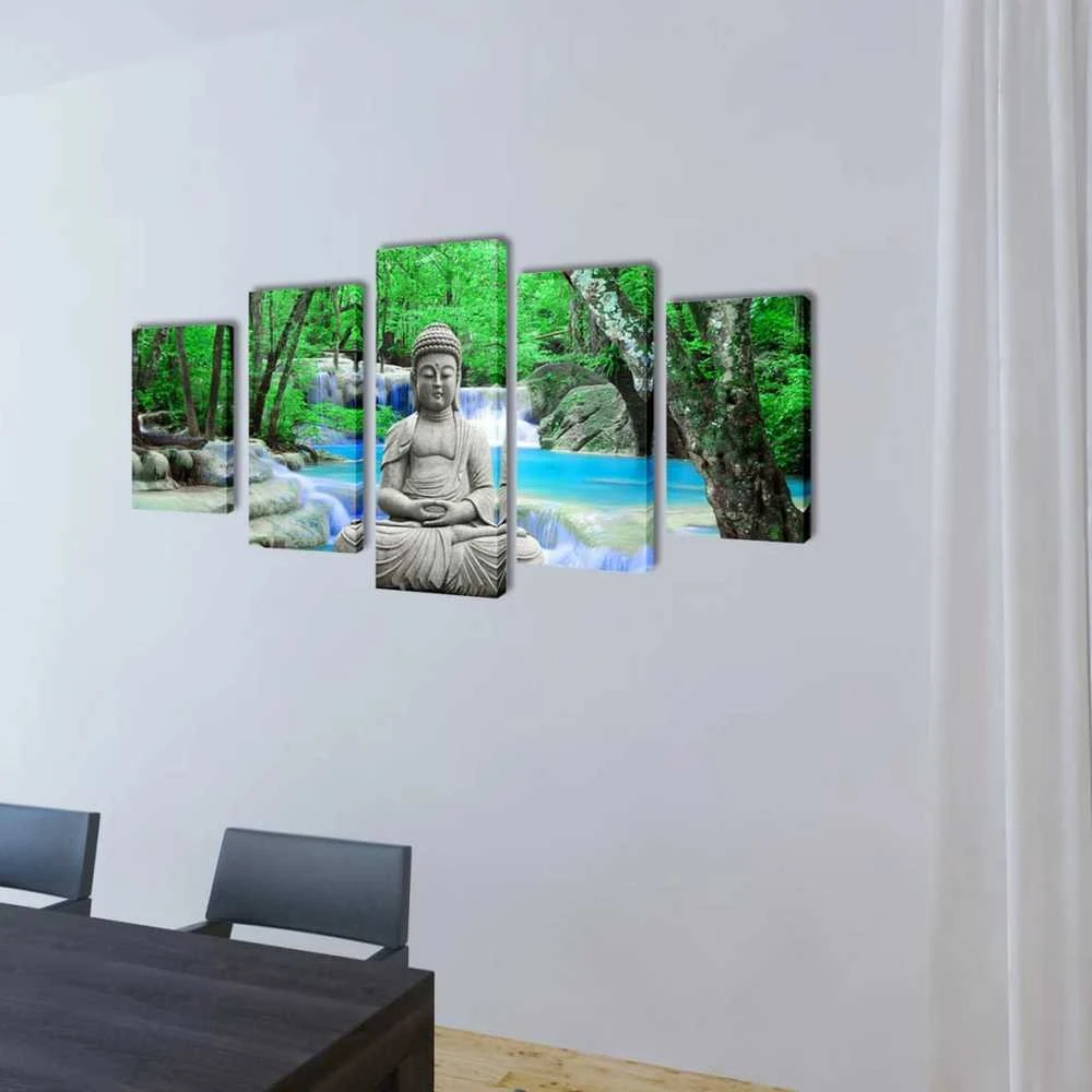 Nuotraukų rėmelis Fotopaveikslas "Buda" ant Drobės 200 x 100 cm