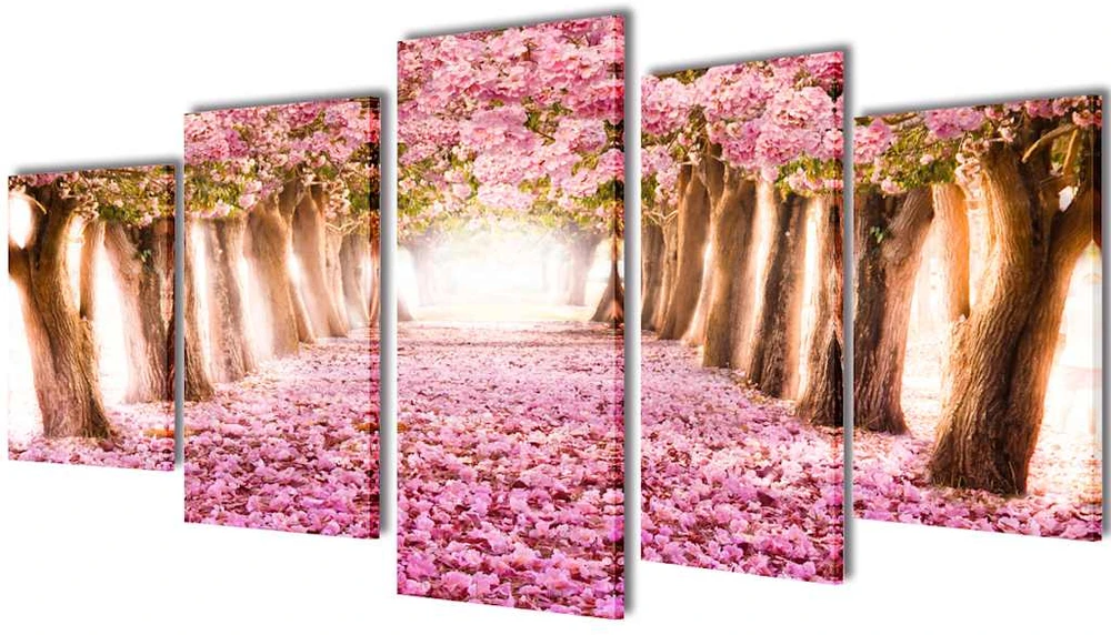 Nuotraukų rėmelis Fotopaveikslas "Vyšnių Žiedai" ant Drobės 200 x 100 cm