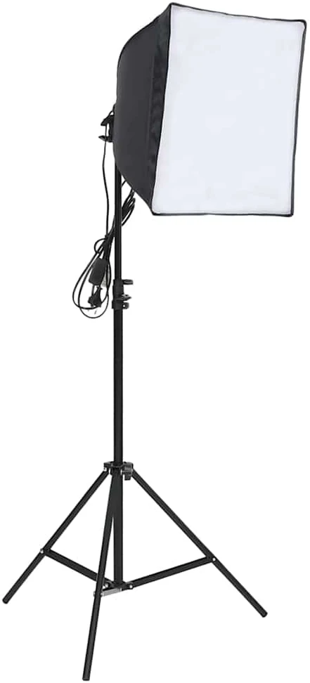 Fotostudijos apšvietimo rinkinys su trikoju ir šviesdėže