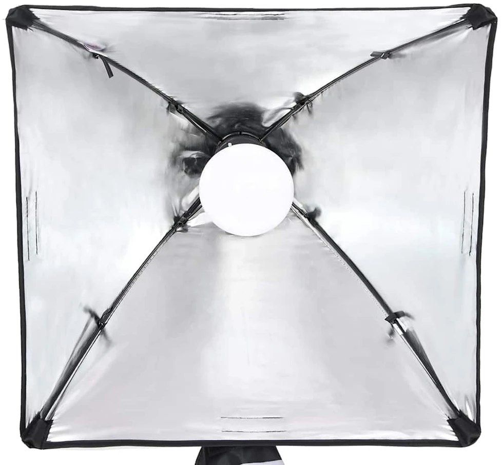 Fotostudijos apšvietimo rinkinys su trikoju ir šviesdėže