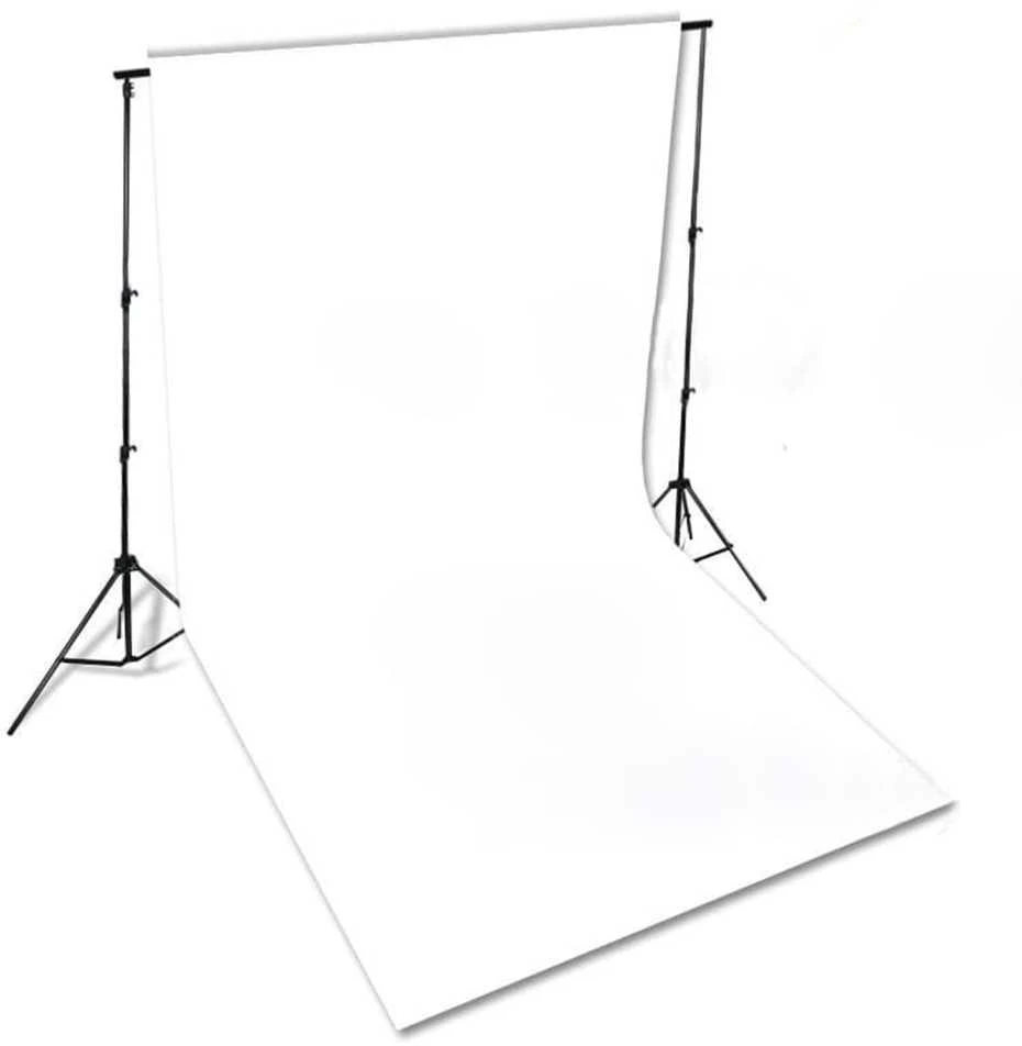 Fotostudijos komplektas su apšvietimo rinkiniu ir fonu