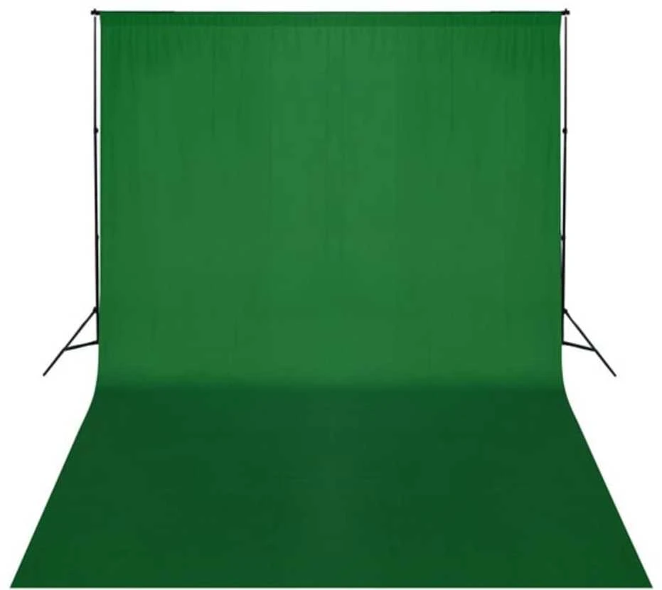 Fotostudijos komplektas su fonu, šviestuvais ir skėčiais