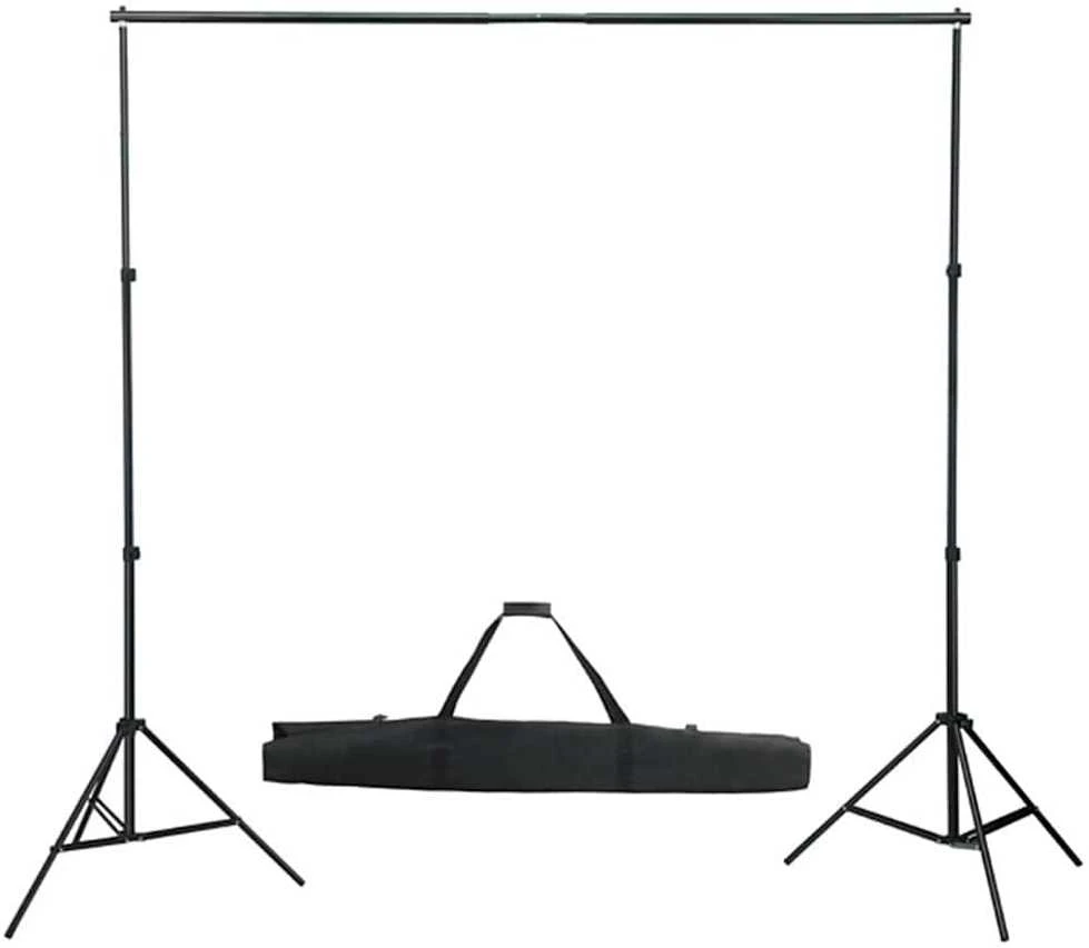Fotostudijos komplektas su šviesdėžėmis, fonu ir reflektoriumi