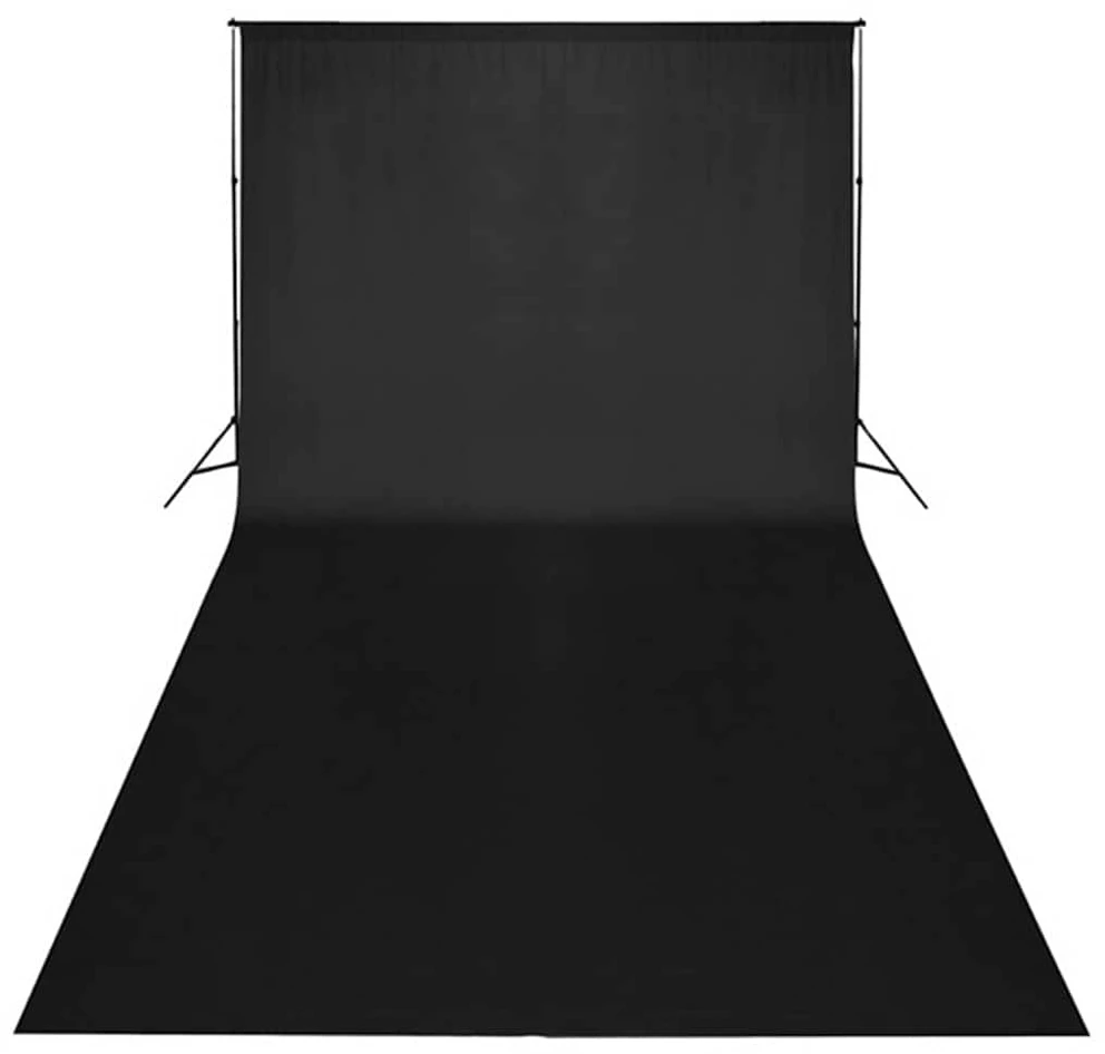 Fotostudijos rinkinys su apšvietimo rinkiniu ir fonu