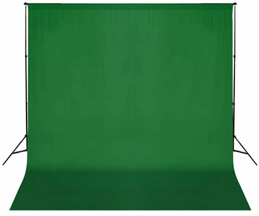 Fotostudijos rinkinys su apšvietimo rinkiniu ir fonu