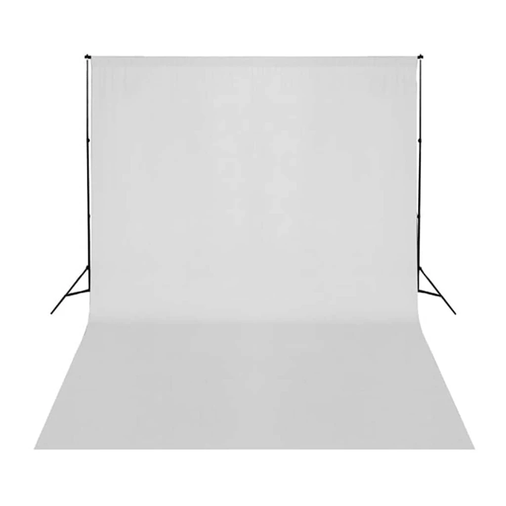 Fotostudijos rinkinys su apšvietimo rinkiniu ir fonu