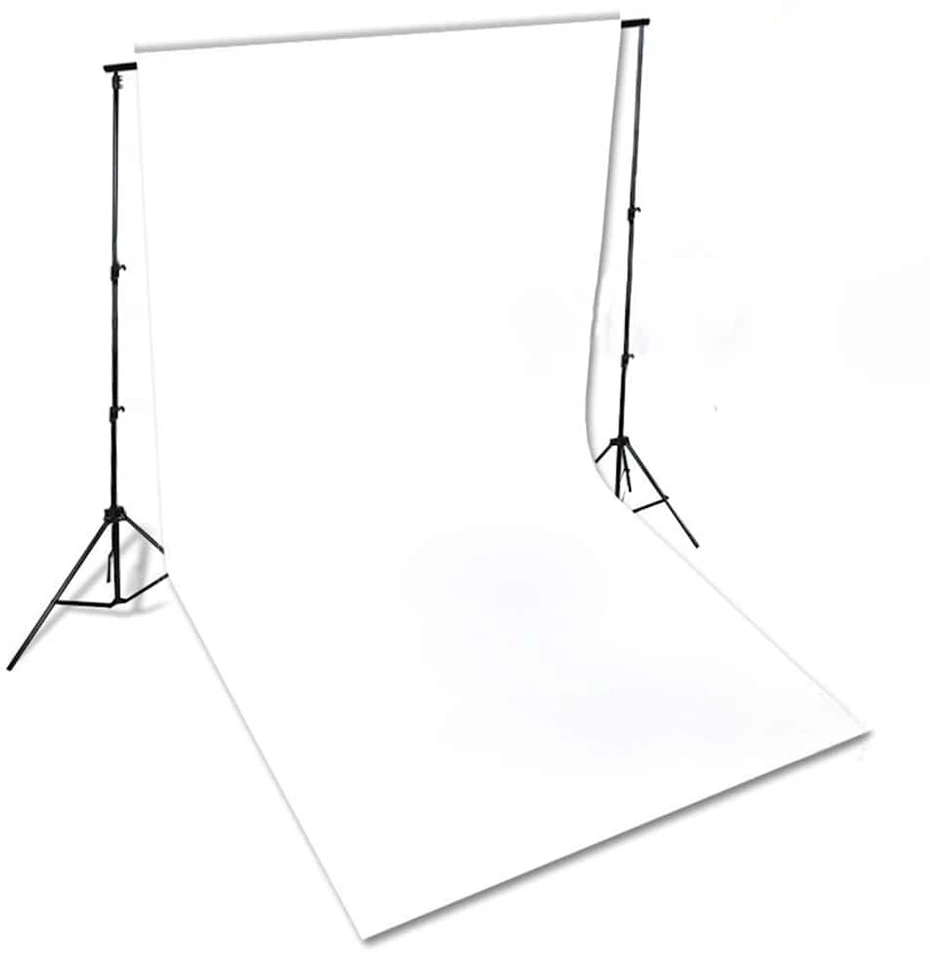 Fotostudijos rinkinys su apšvietimo rinkiniu ir fonu