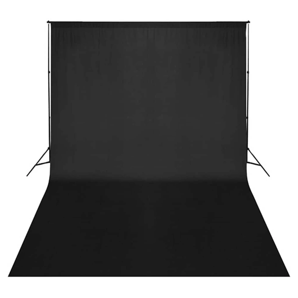 Fotostudijos rinkinys su apšvietimo rinkiniu ir fonu