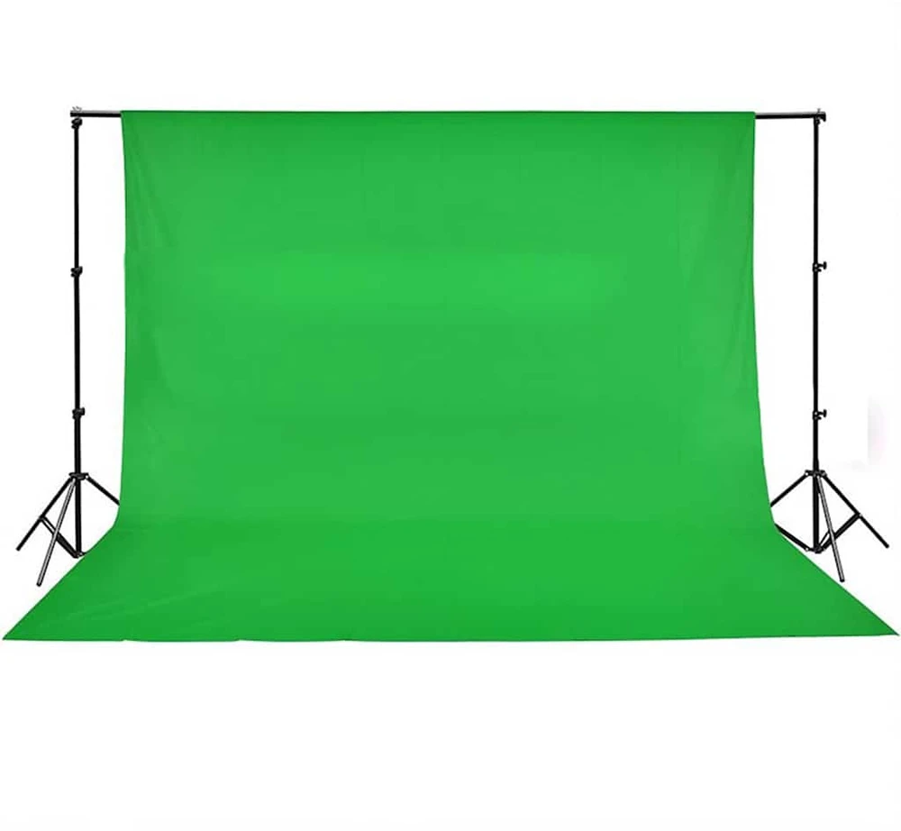 Fotostudijos rinkinys su apšvietimo rinkiniu ir fonu