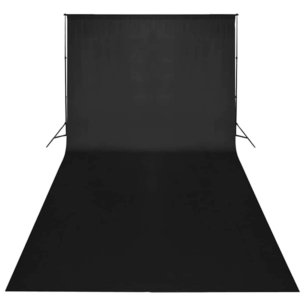 Fotostudijos rinkinys su šviestuvais, fonu ir reflektoriumi