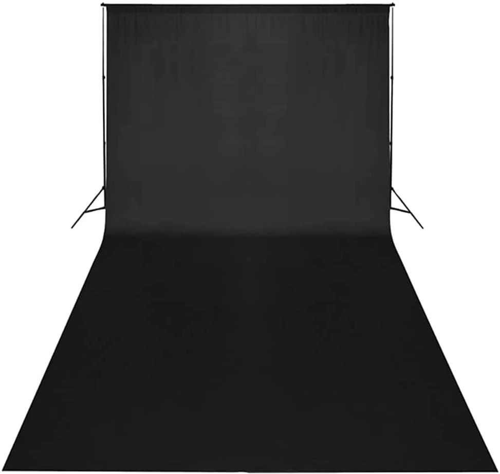 Fotostudijos rinkinys su šviestuvais, fonu ir reflektoriumi