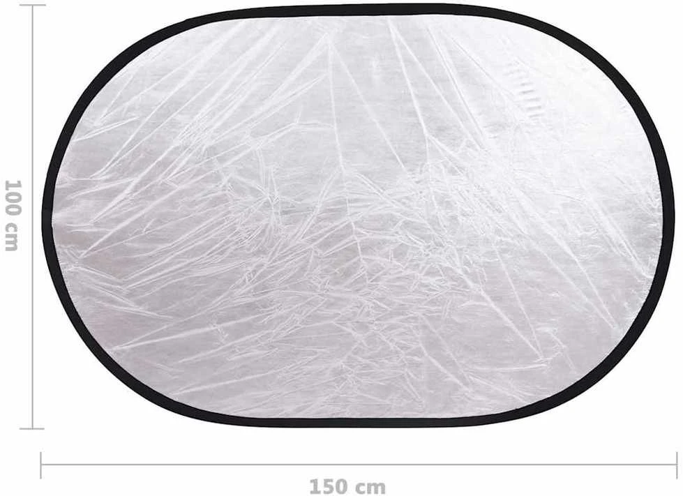 Fotostudijos rinkinys su šviestuvais, fonu ir reflektoriumi