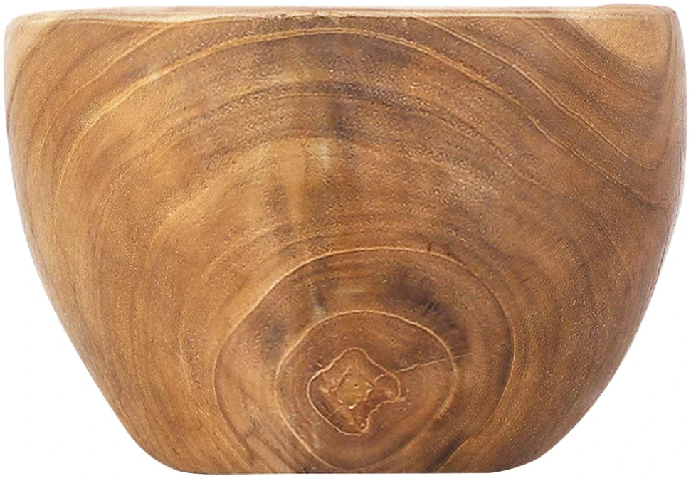 Fruit Bowl JEPARA Teak Brown 46 x 16 x 11 cm