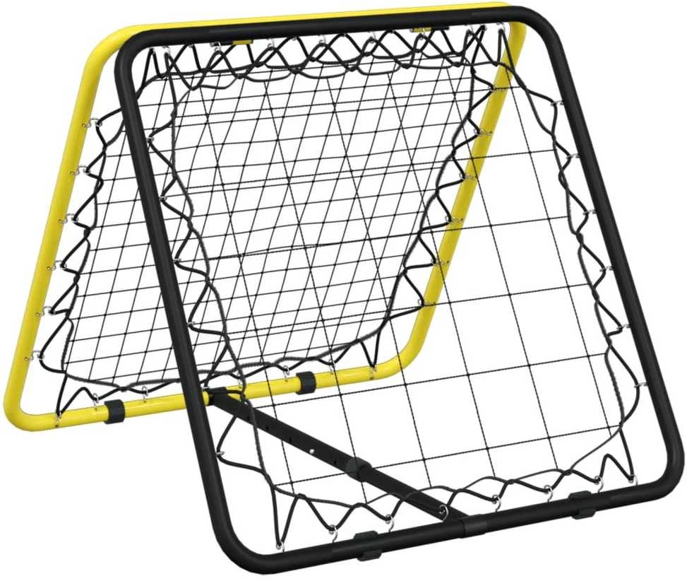 Futbolo kamuolio atšokimo sienelė, geltona ir juoda, plienas