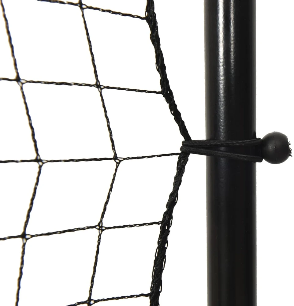 Futbolo kamuolio atšokimo sienelė, juoda, 366x90x183cm, HDPE