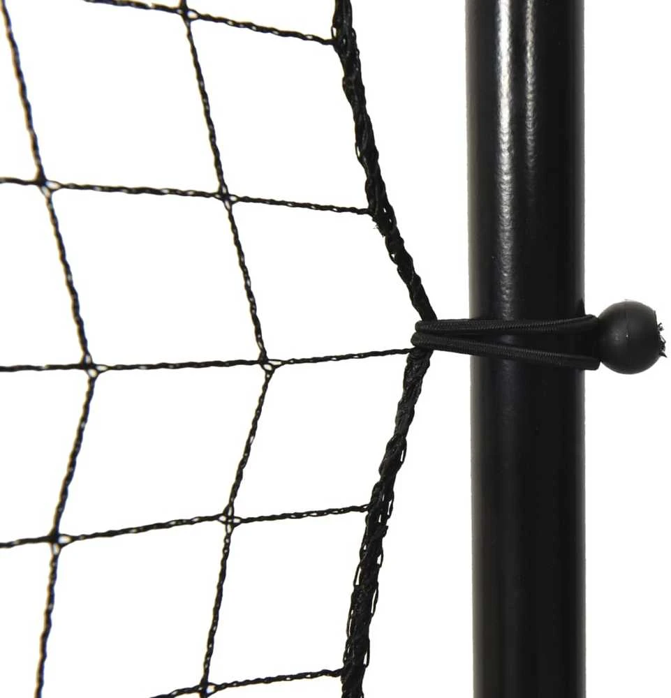Futbolo kamuolio atšokimo sienelė, juoda, 366x90x183cm, HDPE