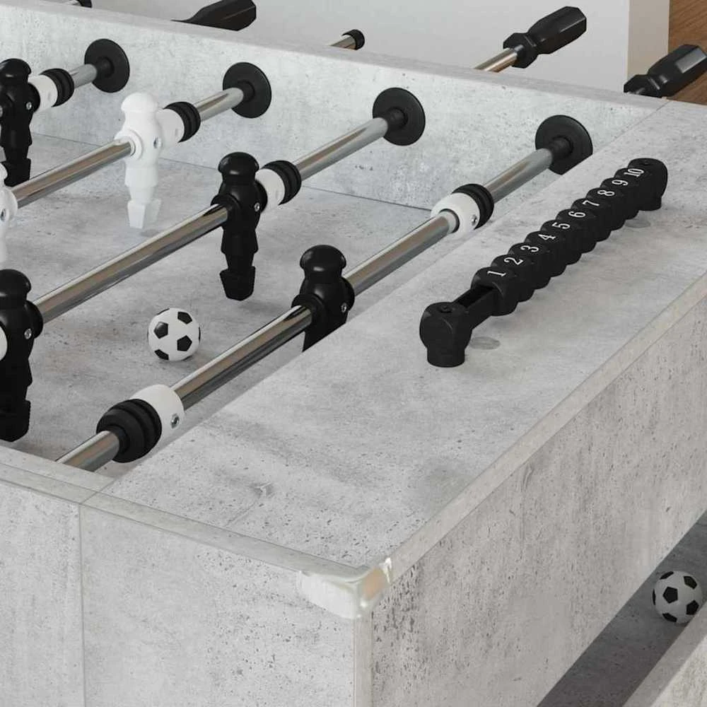 Fuzbolas stalas Betono Pilka 146,5 x 74 x 85 cm