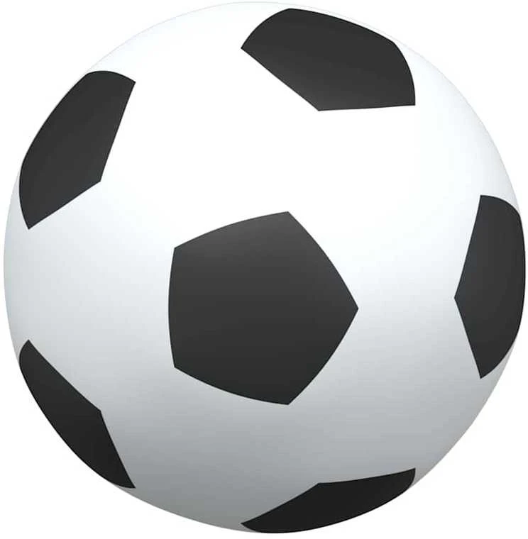 Futbolo vartai su kamuoliais, 2-1, balti, 184x64x124cm, metalas