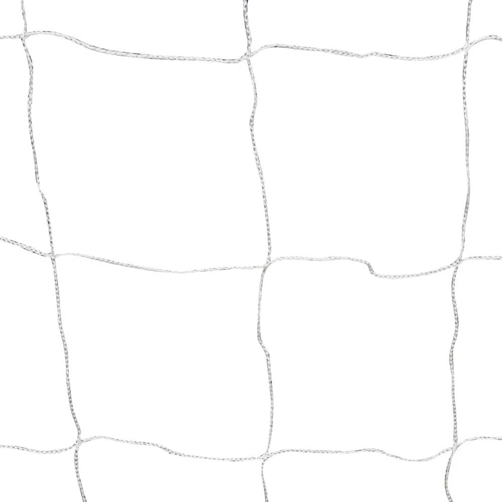 Futbolo vartai su tinkleliu, plienas, balti, 182x61x122cm