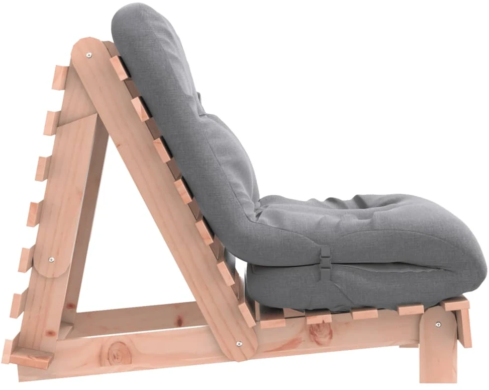 Futono sofa-lova su čiužiniu, 60x206x11cm, douglas eglė