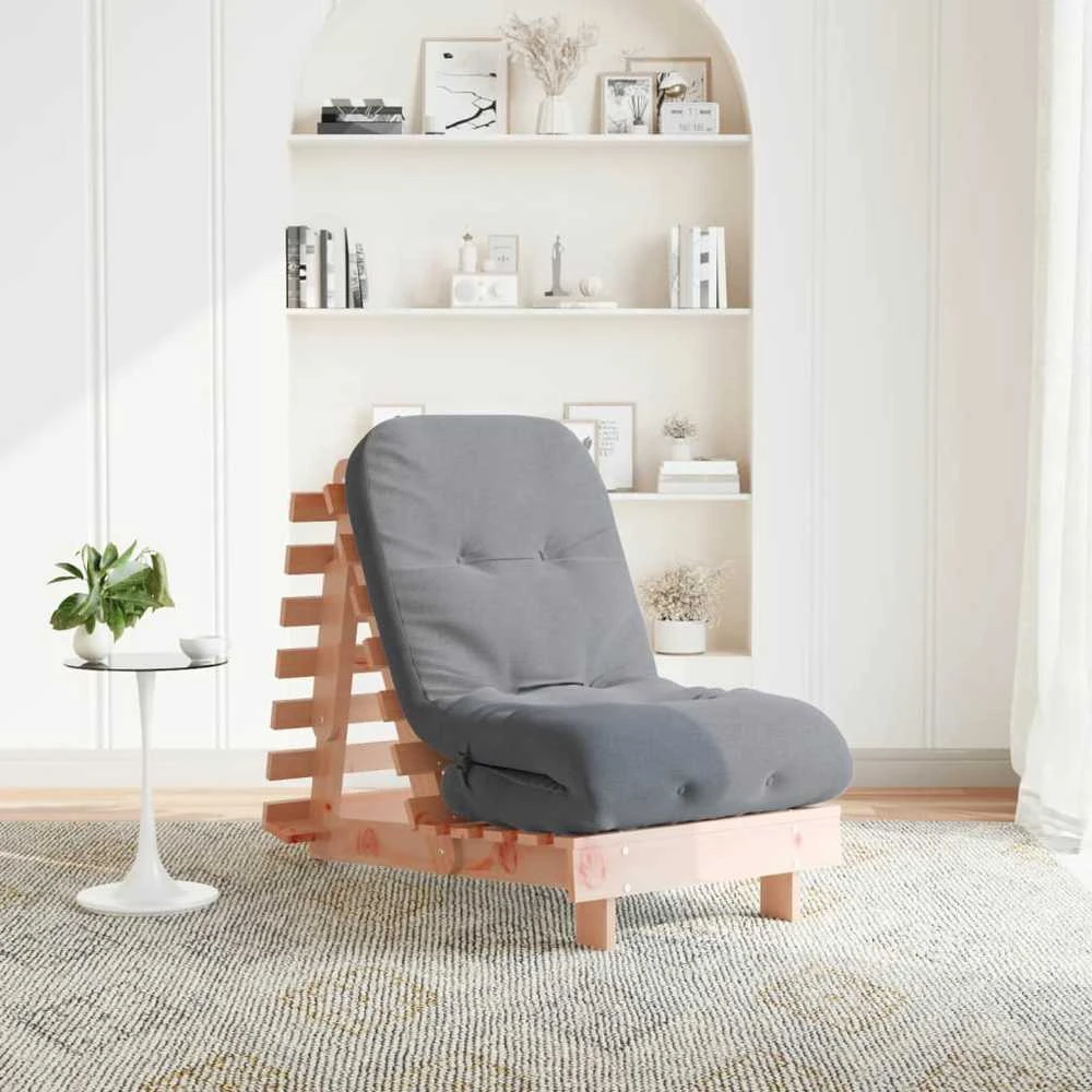 Futono sofa-lova su čiužiniu, 60x206x11cm, douglas eglė