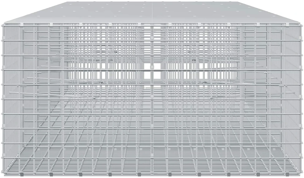 Gabionas su 3,5 mm laidu ir 5x5 cm tinkleliu 500x100x50 cm