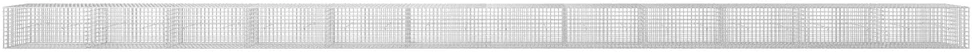 Gabionas su 3,5 mm laidu ir 5x5 cm tinkleliu 1200x30x50 cm