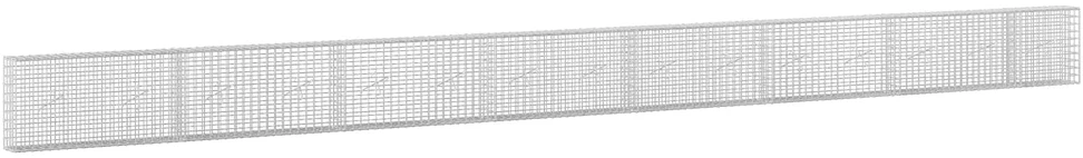 Gabionas su 3,5 mm laidu ir 5x5 cm tinkleliu 750x20x50 cm