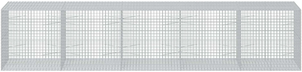 Gabionas su 3,5 mm laidu ir 5x5 cm tinkleliu 500x100x100 cm
