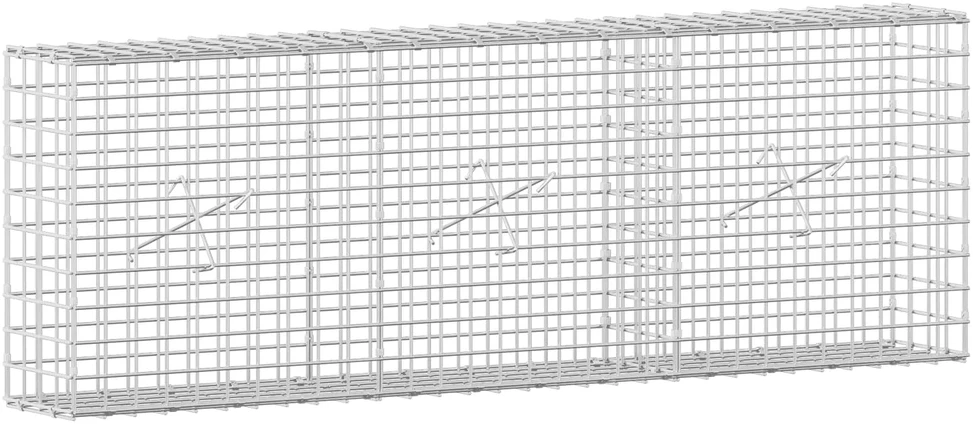 Gabionas su 3,5 mm laidu ir 5x5 cm tinkleliu 150x20x50 cm