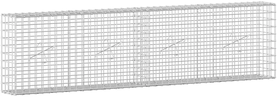 Gabionas su 3,5 mm laidu ir 5x5 cm tinkleliu 200x20x50 cm