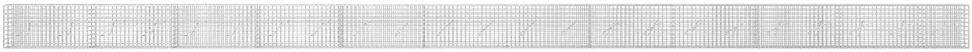 Gabionas su 3,5 mm laidu ir 5x5 cm tinkleliu 1150x10x50 cm